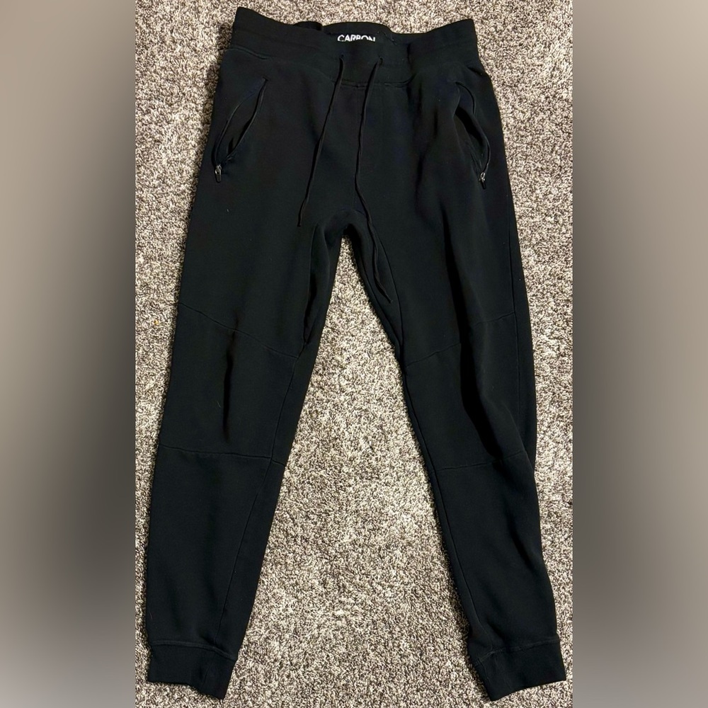 Carbon - Men’s Size S - Black Cotton Joggers